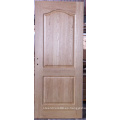 2 paneles sin acabado en forma de arco de roble chapeado puerta moldeada, puertas interiores